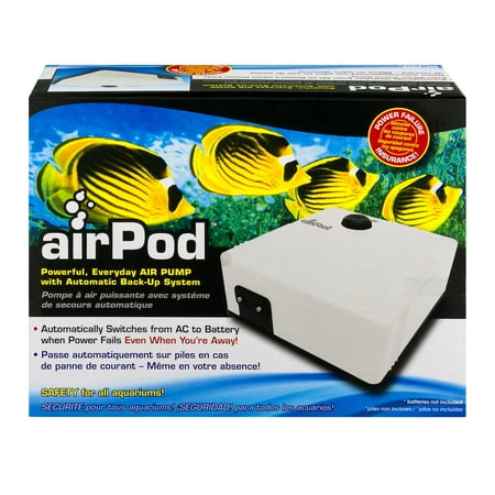 Backup Pump System - Penn-Plax airPod Air Pump with Automatic Backup System, 1.0 CT