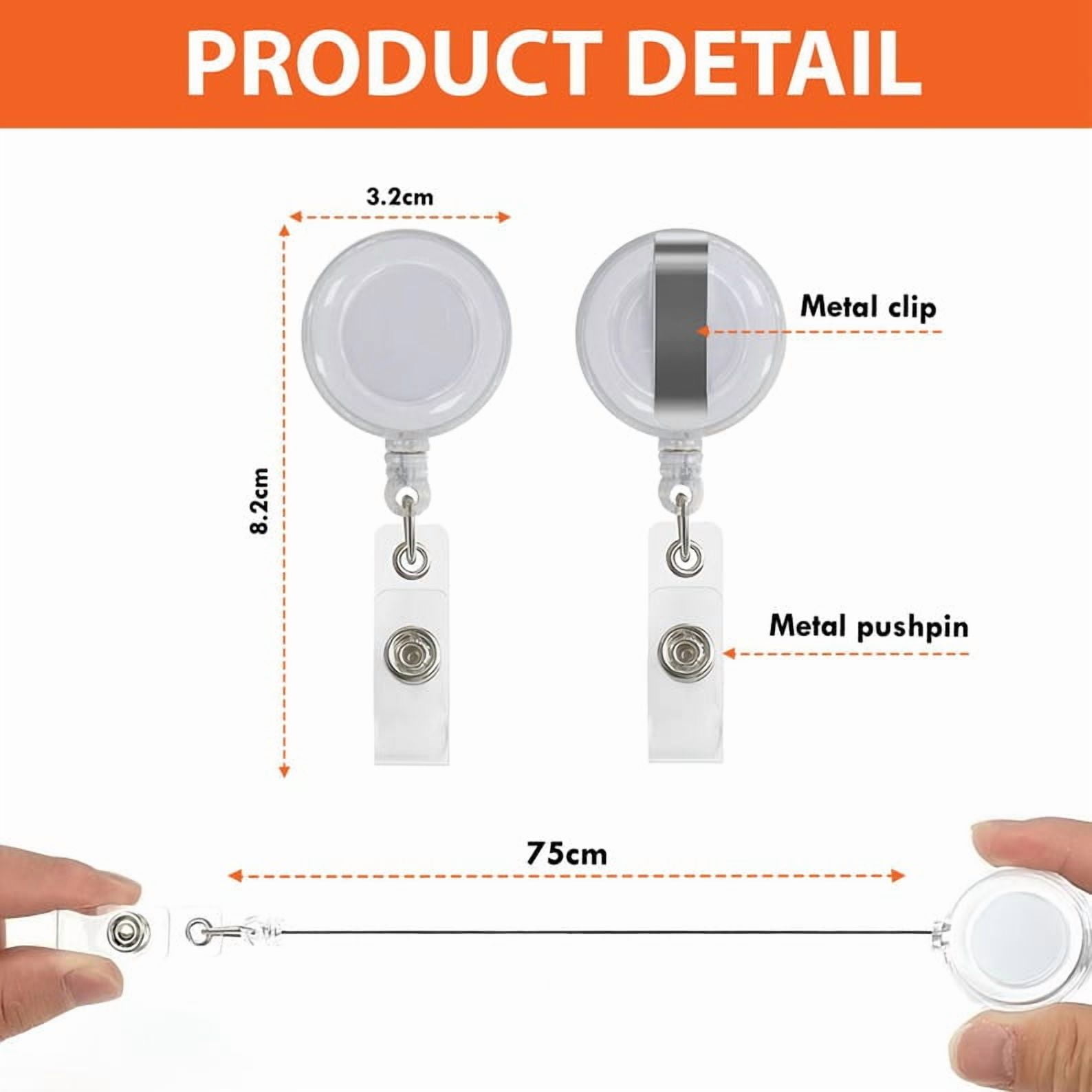 ViciArt Funny Possum Badge Reel, Acrylic Retractable ID Holder, I’ll Be In My Office Clip