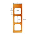 thumbnail image 4 of Modèle de Prise de Commutateur 86 Types en Alliage d'Aluminium avec Trous Carrés, 4 of 10