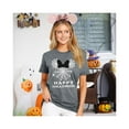 thumbnail image 5 of ALLTB Happy Halloween Shirt Women Cute Magical Halloween T-Shirt Funny Spider Web Graphic Tees Spooky Season Short Sleeve Tops, 5 of 6