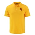 thumbnail image 2 of Men's Cutter & Buck Gold USC Trojans Coastline Epic Comfort Eco Recycled Polo, 2 of 3