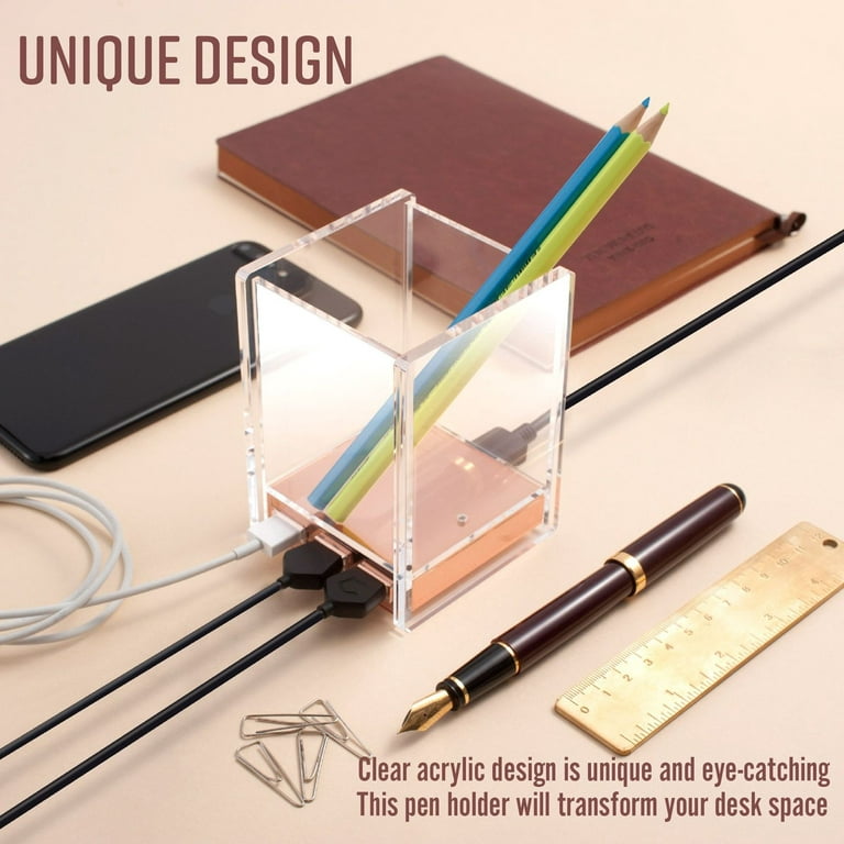 Wholesale 3 tier clear acrylic pen pencil holder With Distinct & Handy  Features 