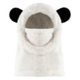 thumbnail image 6 of Bobifish Boys Winter Hat Warm Panda Ear Hooded Hat With Face Scarf Cold Weather Fluffy Windproof Hat, 6 of 9