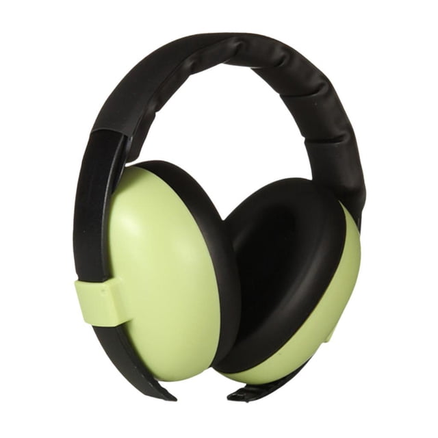 Protección auditiva para bebés, auriculares protectores auditivos ajustables para dormir , orejeras para dormir para bebés de 0 a 2 meses Verde
