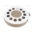 thumbnail image 7 of District 70 Whirl Corrugated Cardboard Cat Scratcher, Multi-Functional, Keep Your Cat Active and Healthy - White, 7 of 7