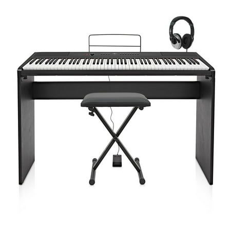 Artesia AM-1 88 Key Digital Piano w/ Deluxe Stand Bench & Headphones