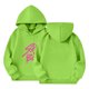 thumbnail image 1 of Moonsky Sudadera con capucha y cordón HUNTRX, estampado de grupo de chicas coreanas, jersey corto, suave y cómodo, top de manga larga para primavera y otoño.,Verde fluorescente,120, 1 of 5