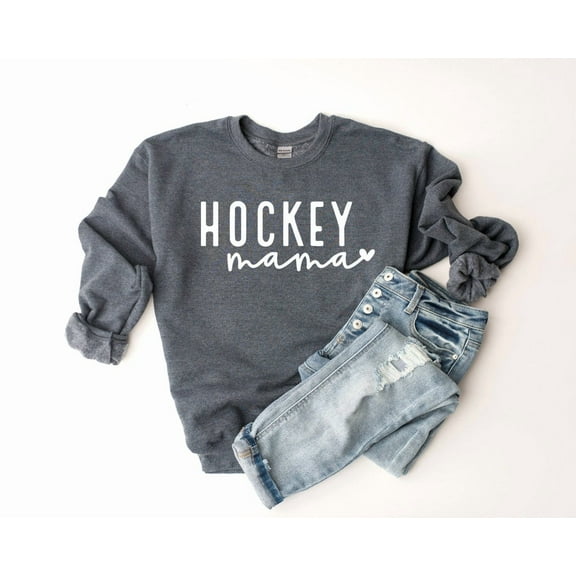 Hockey Mama Sweatshirt, Hockey Mom Crewneck, Hockey Mama Shirt, Hockey Mom Sweater, Hockey Game Sweatshirt, Mom Hockey Crewneck Sweatshirts TSHIRT All Size S-5XL