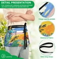 thumbnail image 4 of Yayeee Waist Apron with Pockets for Cooking Waterproof Half Server Aprons, Colorful Landscape, 4 of 7