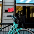 thumbnail image 1 of CATIEBYE 6 Pcs Bike Mount Flagpole for Holiday Parties Advertising Black, 1 of 8