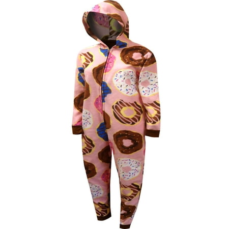 

Sweet Treats Women s Go Nuts for Donuts Junior Cut Onesie Pajama (X-Large)