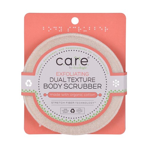 Cleanlogic Exfoliating Dual Texture Face and Body Scrubber, 1 Ea
