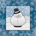 thumbnail image 3 of Grey, Jace 20x20 Black Modern Framed Museum Art Print Titled - Snowman, 3 of 5