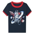 thumbnail image 2 of Futezty Toddler Boys Clothes Summer Outfit Sets, Kids Outfits Sleeve Girls Summer T Set 1 To 6 Years Short Toddler Boys Tops Shirt Cartoon Short Sleeved Shorts Suit Summer Set, 2 of 8