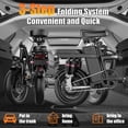 thumbnail image 4 of ASKGO F9 Adult Folding Electric Bike, 1200W 25 MPH 25 Miles, 48V 13Ah Removable Battery, Meets Daily Commuting,Going Out and Playing,Give the best gift,Folding Ebike for Adult with Two Seats，UL2849, 4 of 12