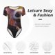 thumbnail image 4 of Balery Adorable Fluffy Bat Body de cuello redondo de manga corta para mujer Tops de manga corta Tops básicos-Medium, 4 of 7