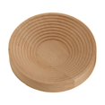 thumbnail image 2 of Decorative Wooden Desktop Tray for Storage, Aromatherapy & Serving – Beige, Irregular Design, Multifunctional Tray for Keys, Candles, Snacks, 15x15x2 cm, 2 of 6