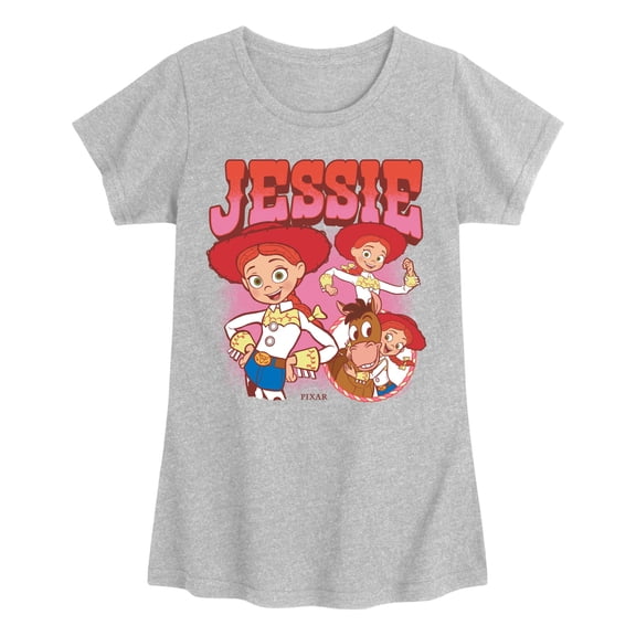 Toy Story - Jessie Bootleg - Youth Girls Fitted Short Sleeve T-Shirt