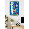thumbnail image 2 of Sonic the Hedgehog (1991) - 35th Anniversary Thumbs Up Wall Poster, 22.375" x 34" Framed, 2 of 5