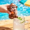 thumbnail image 5 of Cooling Clip-On Mini Fan for Cup & Bowl, Durable Animal Shaped Clip On Fan, USB Charging Portable Soup Coffee Chiller Fan for Desktop (Green Dinosaur), 5 of 8