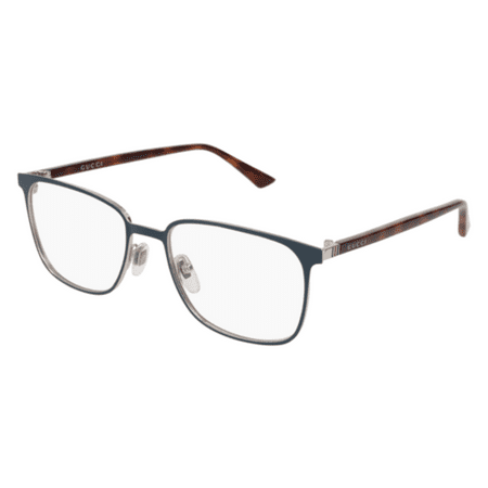 Gucci GG0294O 004 Eyeglasses Matte Blue Havana Brown Frame 54mm