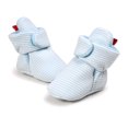 thumbnail image 2 of Girls Boots Baby Solid Color Soft Non Sole Winter Warm Cozy Toddler First Crib Boys Booties Size 6-12 M, 2 of 7