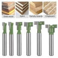 thumbnail image 5 of 6PCS Keyhole Router Bits Set T Track T-Slot Bolts Router Bit Set 1/4 & 5/16 & 3/8 & 9/16 & 1/2 & 5/8 Inch Blade Diameter, 5 of 6