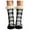 A-Black248, variant on Bibifish Womens Socks Thermal Mid Socks Xmas Holiday Plaid Pattern Winter Warm Floor Socks Cozy Home Sleeping Socks Thick Lined Socks