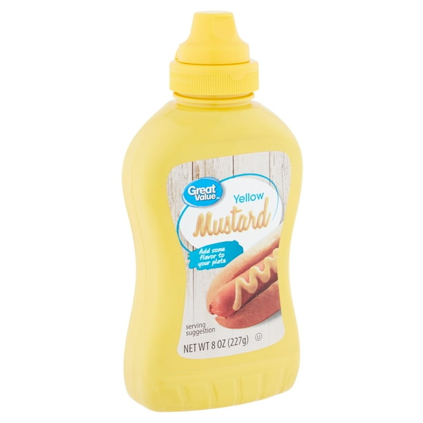 Great Value Yellow Mustard, 8 oz