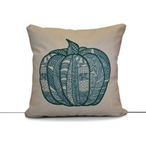 Simply Daisy 16" x 16" Pumpkin Patch Geometric Print Pillow