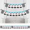 Big Dot of Happiness Let's Go Racing - Racecar - Birthday Party Bunting Banner - Race Car Birthday Party Decorations - Happy Birthday