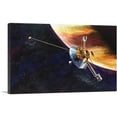 thumbnail image 1 of ARTCANVAS NASA Pioneer 10 Spacecraft and Planet Jupiter Canvas Art Print - Size: 26" x 18" (0.75" Deep), 1 of 9