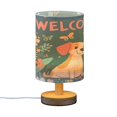 thumbnail image 2 of BZSMCE Lamp Modern Dog Sitting in Garden Creative Patter Night Light, 2 of 7