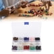 thumbnail image 3 of Kit De Cuentas De Piedra De Roca De Lava, Cuentas De Piedras Preciosas Multiusos Multicolores, 240 Piezas, Portátil Con Cuerda Elástica Para Hacer Pulseras Y Joyas, 3 of 7