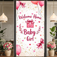 thumbnail image 2 of Decorative Design Welcome Home Baby Girl Pink Balloons Glitter Background for Baby Shower Welcome Party Newborn Celebration, 2 of 8