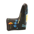 thumbnail image 2 of Blade Putter Cover Golf Putter Headcover Head Covers with Closure Outdoor Sports Accessory Golfer Gift - Black, 2 of 7