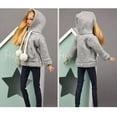 thumbnail image 4 of Multicolor 1/6 muñeca con ropa para Blythe Girl Dolls Dress up Gris Zulema Trajes de la sudadera con capucha, 4 of 8