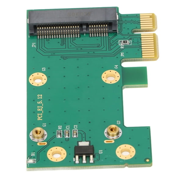Adaptador de tarjeta de red Mini PCIE a PCIE, mano de obra fina, operación simple, liviano y portátil, material de PCB