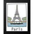 thumbnail image 2 of Edwins, Hugo 12x14 Black Modern Framed Museum Art Print Titled - Travel the World I, 2 of 5