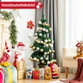 thumbnail image 4 of Costway 4FT Pre-lit Spiral Artificial Christmas Entrance Tree w/ Lights & Retro Urn Base, 4 of 10