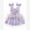 Purple Embroidery, variant on IDOPIP Toddler Baby Girls Butterfly Birthday Dress 3D Butterfly Wedding Party Ruffle Tutu Dresses