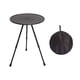 thumbnail image 3 of Mesa plegable de tres patas para camping, color negro, 3 of 9