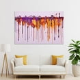 thumbnail image 4 of Colorful Abstract Background Painting Featuring Drips Of Purple And Orange Poster Decorative Painting Canvas Wall Art Living Room Posters Bedroom Painting,Unframe-style,16x24inch(40x60cm), 4 of 8