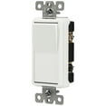 thumbnail image 3 of ENERLITES 3-Way Decorator Paddle Light Switch, Single Pole or Three Way, 3 Wire, Grounding Screw, Commercial Grade, 20A 120V/277V, UL Listed, 93200-W, White, 3 of 3