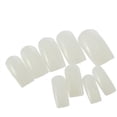 thumbnail image 3 of BOOLAVARD Boo6-500 Natural/Off White False Fake Full Nails - Free Salon Glue, 3 of 5
