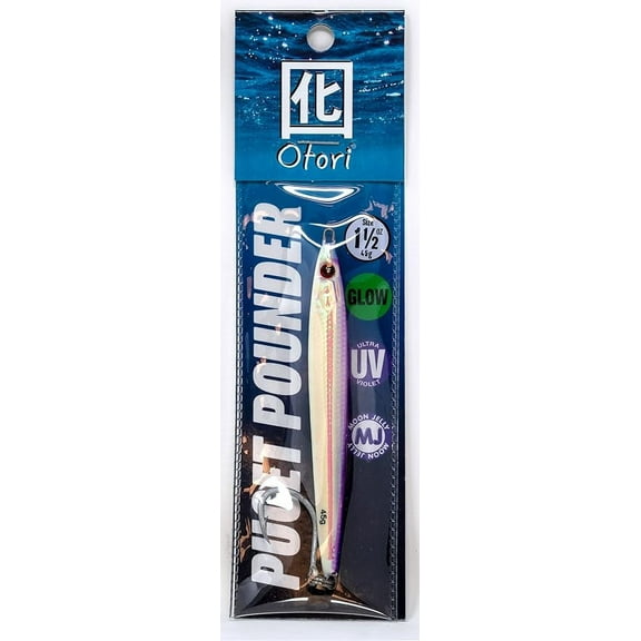 Beau Mac Otori Puget Pounder Jigs 4.5oz  Purple/Pink/Glow