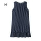 thumbnail image 1 of Vestido de mujer Vestido sin mangas con lunares Vestido sin mangas con volantes sueltos, Azul marino, M Noticed AP002113-44, 1 of 3