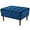3.blue, variant on Vesgantti Large Ottoman, Tufted Coffee Table Ottoman for Living Room, Oversized Upholstered Velvet Ottomans Bench, 32inch Ottoman Foot Rest for Bedroom,Grey