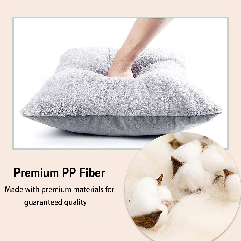 All-Season Super Supportive Cat Bed - Plush, Orthopedic Comfort with High Rebound Sponge