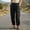 Black plus size cargo pants a1, variant on Women's Plus Size Cargo Pants High Waisted with Pockets Cuffed Casual Streetwear Loose Long Trousers Vacation Travel Work, Army Green S